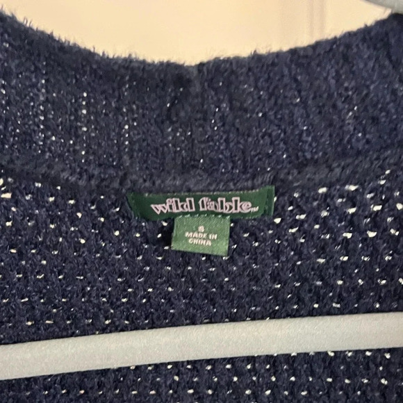 WILD FABLE SMALL BLUE CARDIGAN - Picture 3 of 4